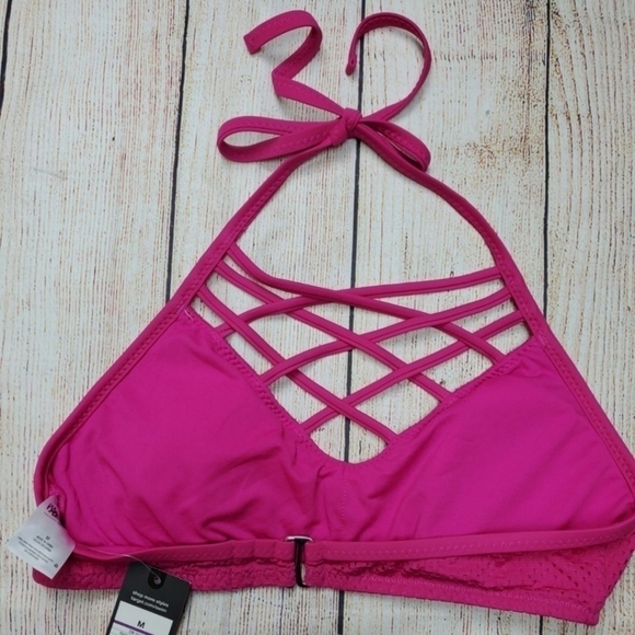 MOSSIMO Fuchsia Pink Bikini Top - Picture 4 of 4